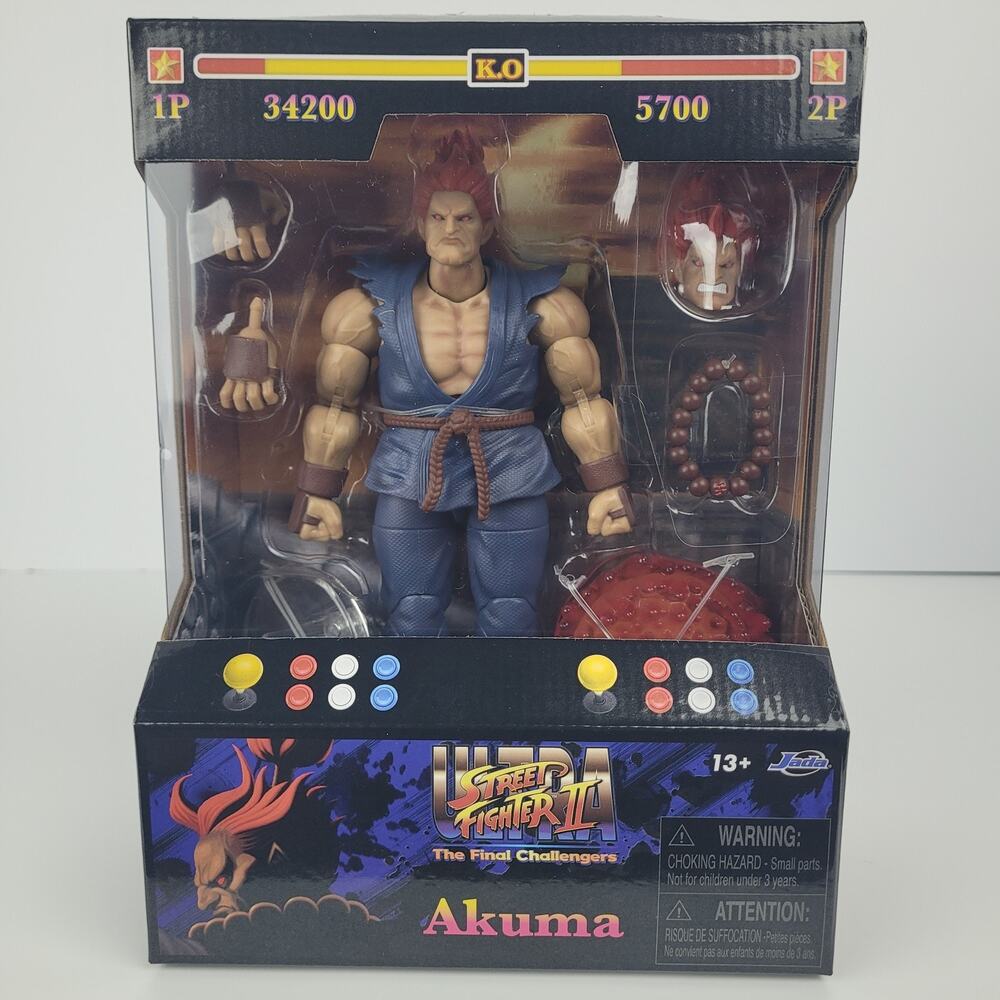 Jada Toys Ultra Street Fighter II The Final Challengers Akuma 1:12 Collectible